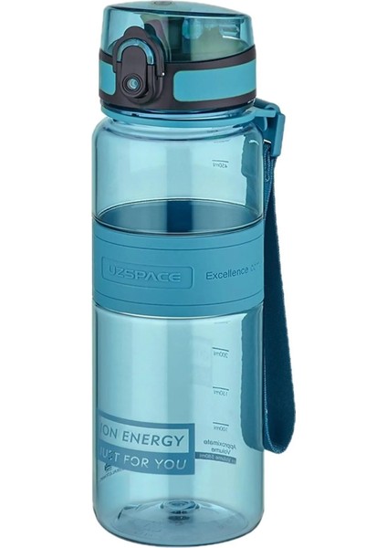 500 ml Orta Boy Silikon Gövde Tritan Su Matarası