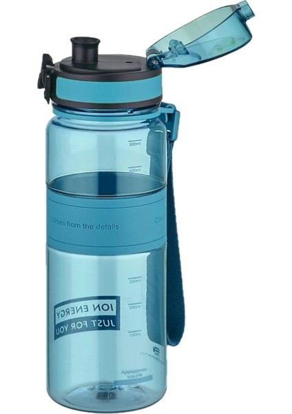 500 ml Orta Boy Silikon Gövde Tritan Su Matarası