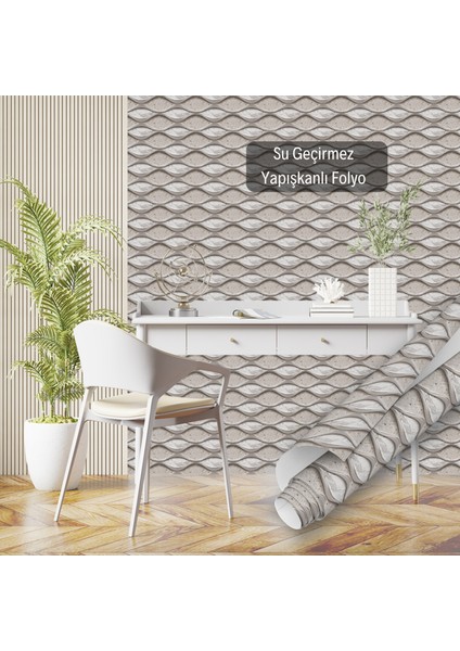 Açık Kahverengi Fayans Görünümlü Yapışkanlı Folyo, Mutfak, Tezgah, Masa, Dolap Kaplama Folyosu, Isıya Dayanıklı, Su Geçirmez, Yapışkan Folyolar, Sticker, Büyük Ebatlı, Dekoros indirimleri