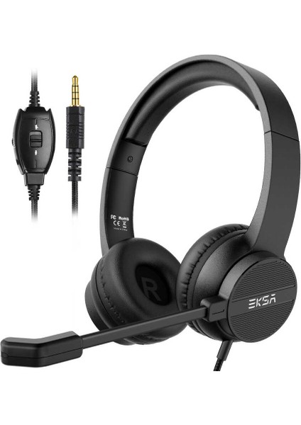 Sonsuz Oyun Keyfi Enc Teknolojili Dinamik Ses Kalitesiyle Gaming Oyuncu 3,5mm Jack Girişli Kulaklık