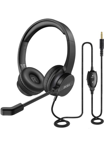 Sonsuz Oyun Keyfi Enc Teknolojili Dinamik Ses Kalitesiyle Gaming Oyuncu 3,5mm Jack Girişli Kulaklık indirimleri