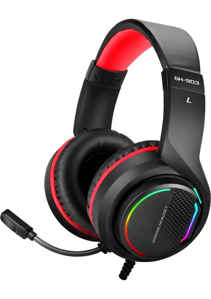 Kablolu Gaming Oyuncu Kulaklığı ((Rgb LED Aydınlatmalı, 7.1 Surround Profesyonel Ses Teknolojisi))