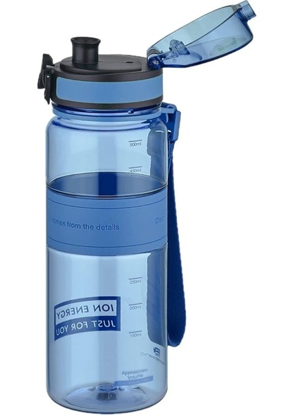500 ml Orta Boy Silikon Gövde Tritan Su Matarası