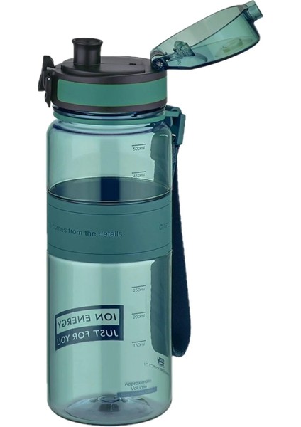 500 ml Orta Boy Silikon Gövde Tritan Su Matarası