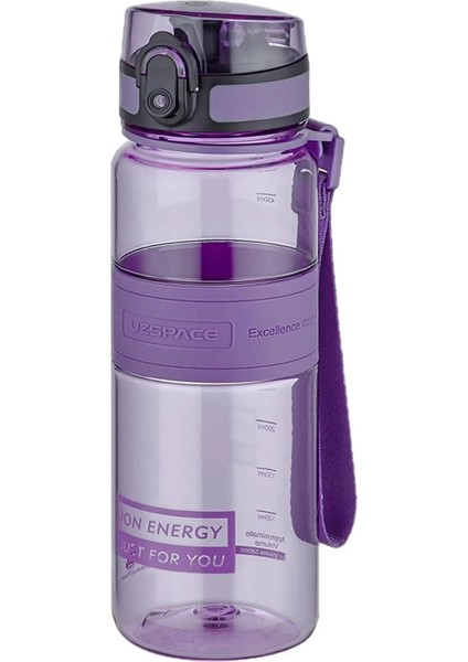 500 ml Orta Boy Silikon Gövde Tritan Su Matarası