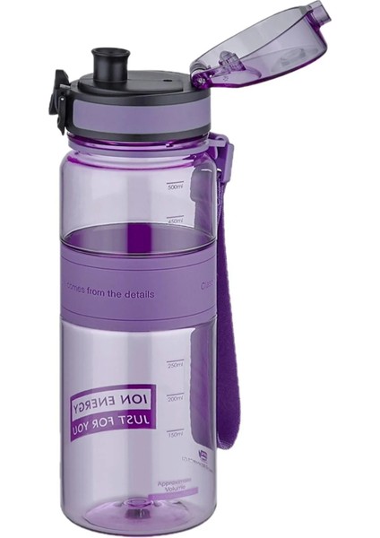 500 ml Orta Boy Silikon Gövde Tritan Su Matarası