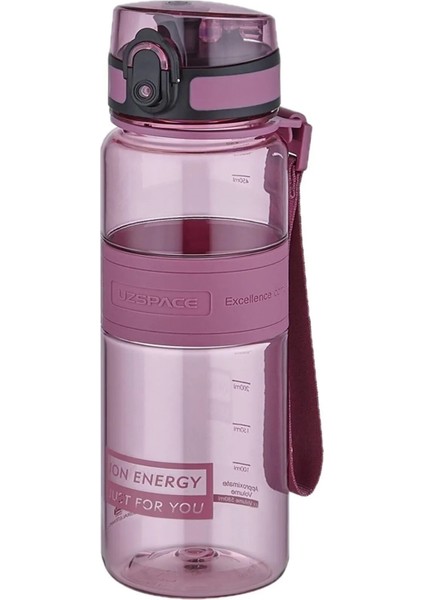 500 ml Orta Boy Silikon Gövde Tritan Su Matarası