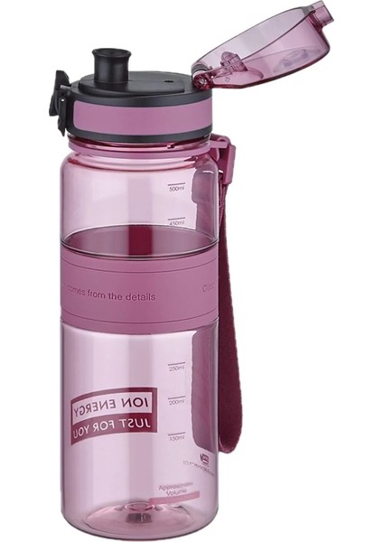 500 ml Orta Boy Silikon Gövde Tritan Su Matarası