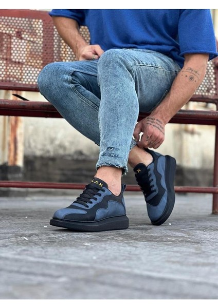 Wagoon WG301 Kömür Mavi Erkek Casual Ayakkabı modelleri