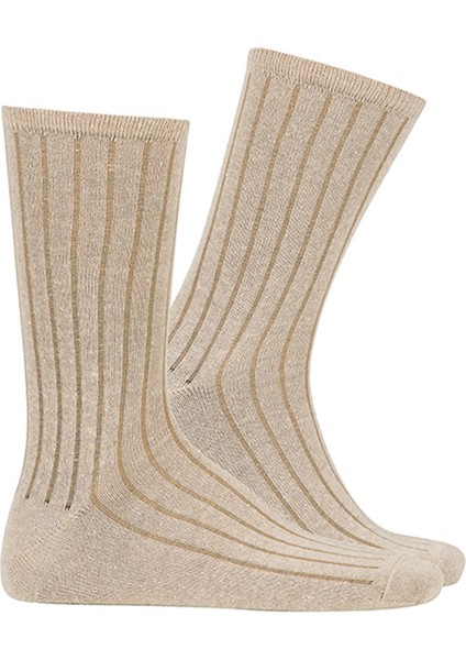 Bambu Asker Çorap Bej 3'lü Paket fiyatları