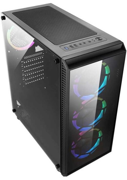 Tx401 i5 2400 8GB Ram 256GB SSD 4GB R7 240 23.6 inç Monitör Masaüstü Oyun Bilgisayarı