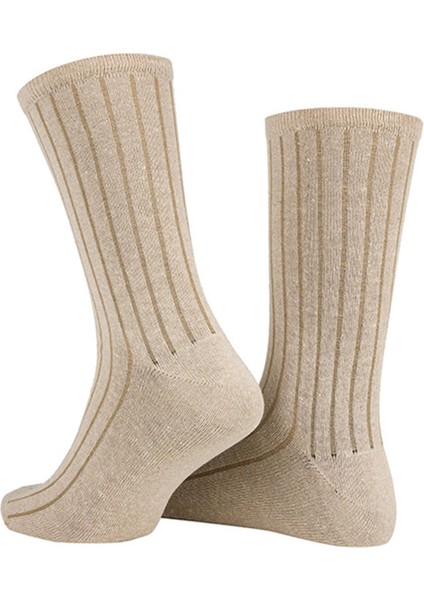 Bambu Asker Çorap Bej 3'lü Paket modelleri