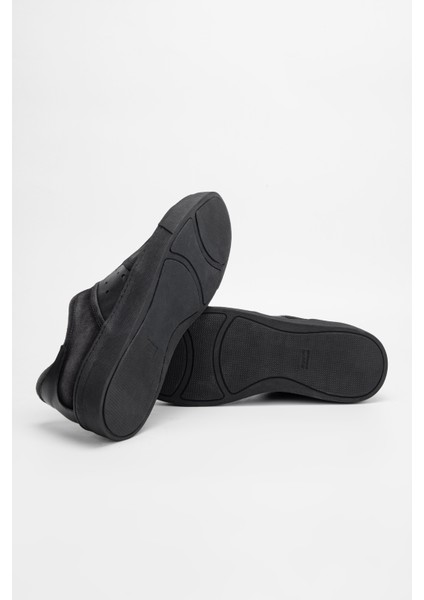 Erkek Siyah Grft Deri Sneakers & Spor Ayakkabı 325 500 99 Erk Ayk SK23/24