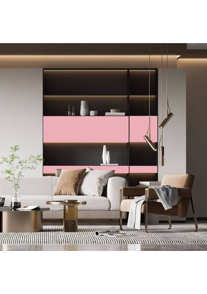 Açık Pembe Düz Renkli Yapışkan Folyolar, Düz Renk Folyo, Su Geçirmez, Isıya Dayanıklı, Banyo, Yatak Odası, Mutfak Tezgah Arası ve Ev Dekoru, Dolap, Duvar ve Mobilya Kaplama Folyosu, Dekoros fırsatları