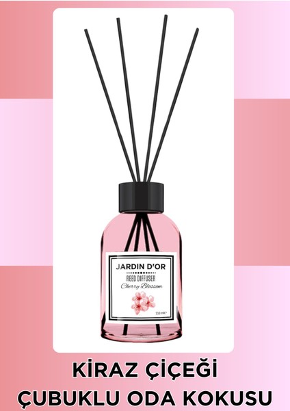 Kiraz Çiçeği Çubuklu Oda Kokusu / Cherry Blossom Reed Diffuser