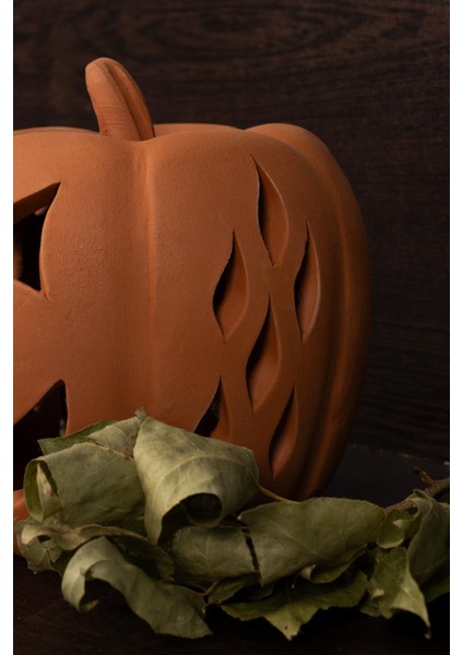 Balkabağı Cadılar Bayramı Halloween Kabak Mumluk, Kabak Mumluk Cadılar Bayramı+Tealıght Mum fırsatları