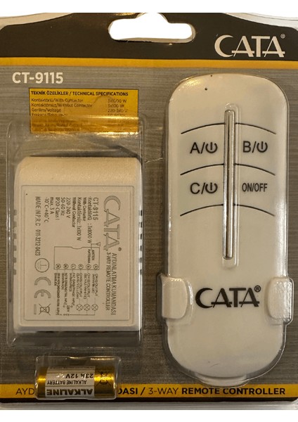 CT-9115 3/'lü Avize Kumandası