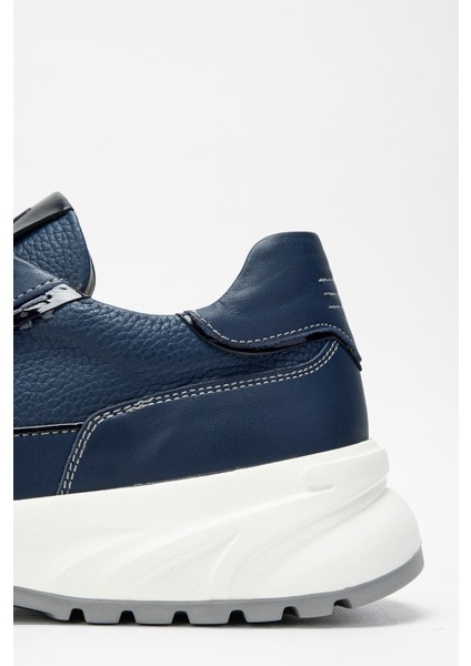 Erkek Lacivert Floter Deri Sneakers & Spor Ayakkabı 383 5689 Erk Ayk SK23/24 indirimleri