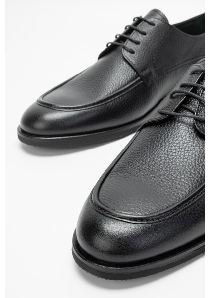 Erkek Siyah Deri Casual Ayakkabı 537 3382 Erk Ayk SK23/24 modelleri