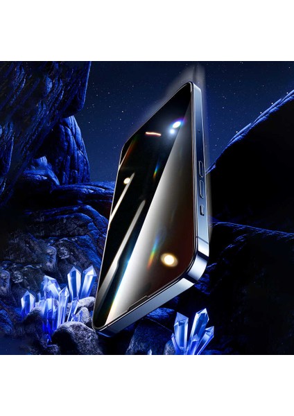 Apple iPhone 15 Uyumlu Oval Kenar Tasarımlı V-Bilvis Warrior Privacy Gizleyen Hayalet Ekran Koruyucu 2 Adet Set indirimleri