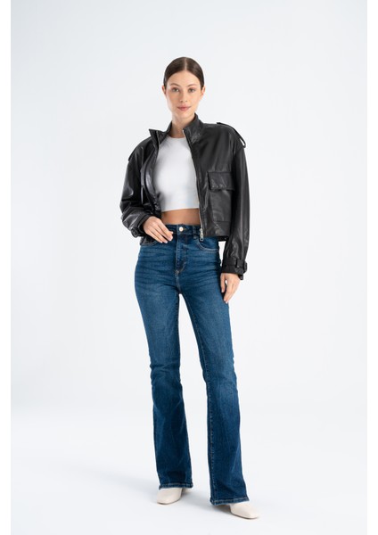 Kısa Ceket Mevsimlik Büyük Deri Bomber Ceket fiyatları