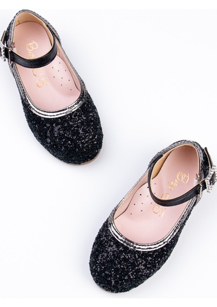 Babet Ayakkabı Simli Siyah 24 modelleri
