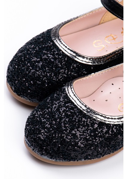 Babet Ayakkabı Simli Siyah 28 fiyatları