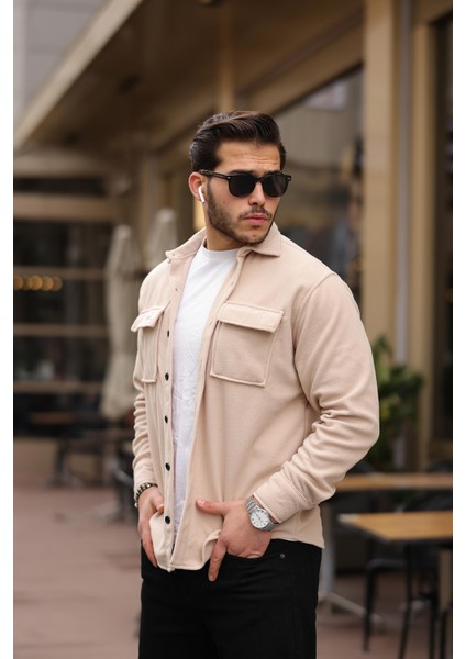 Oversize Düz Cepli Polar Gömlek Xc U 201 fiyatları