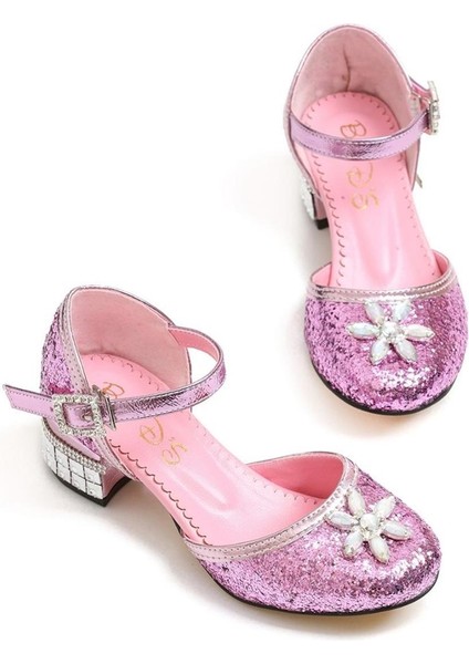Elsa Topuklu Ayakkabı Taşlı Pembe 25 fiyatları