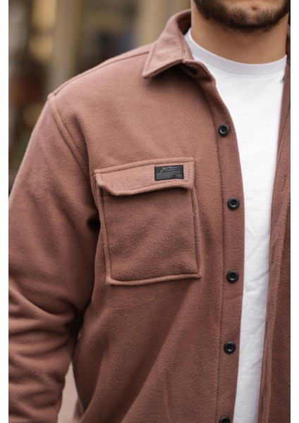 Oversize Düz Cepli Polar Gömlek Xc U 201 fırsatları