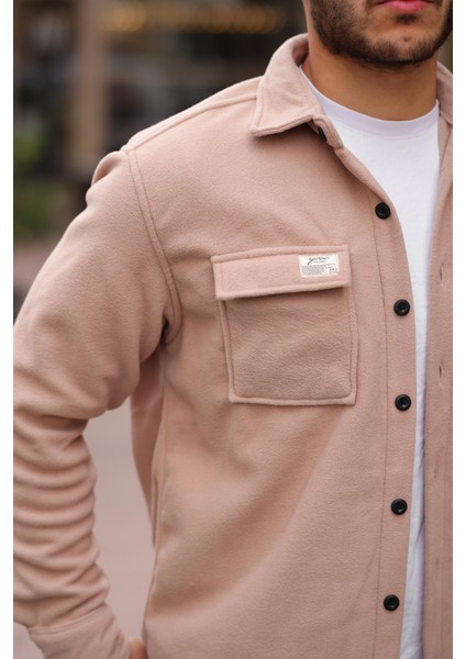 Oversize Düz Cepli Polar Gömlek Xc U 201 fırsatları