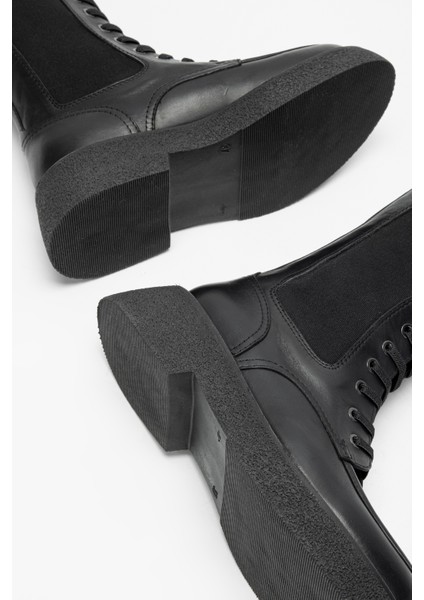 Kadın Siyah Hakiki Deri Casual Bot 957 40380 Bn Bot SK23/24 indirimleri