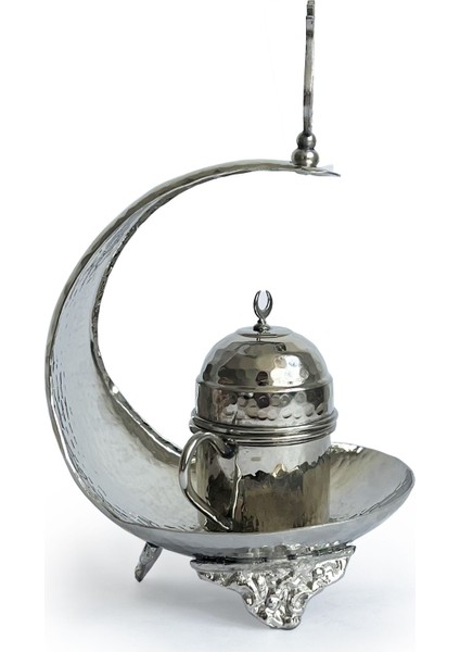 Hilal Bakır Kahve Sunum Seti Nikel Kaplama indirimleri