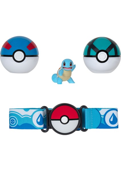 Clip 'n' Go Pokeball Kemer ve Figür Seti PKW3161