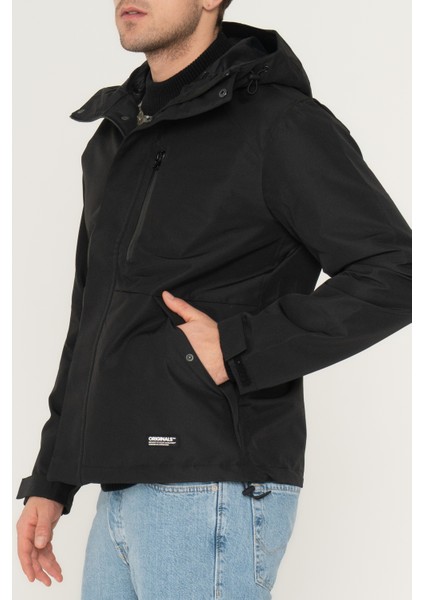 Jormont Shell Jacket Erkek Siyah Mont 12238882-Black