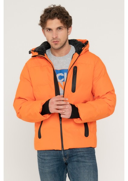 Jcoheat Puffer Jacket Sn Turuncu Erkek Mont 12215507-Manda