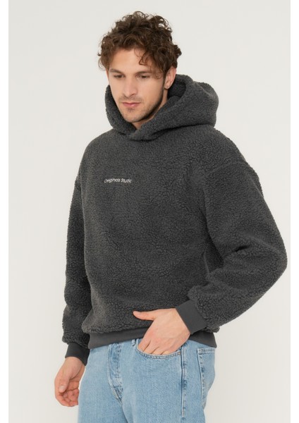 Jack & Jones Kapüşonlu Teddy Sweatshirt - Vesterbro