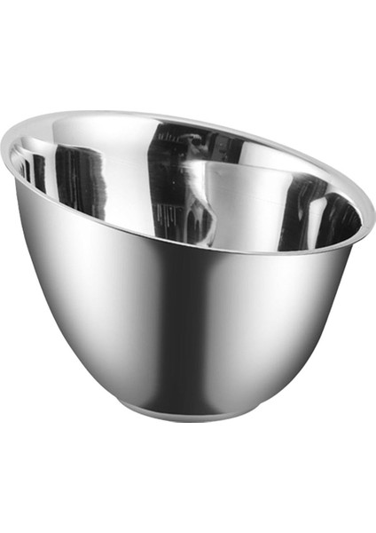 Büyük Metal Kase Karıştırma Kaseleri Marul Açılı Kase 15CM Kalın (Yurt Dışından)