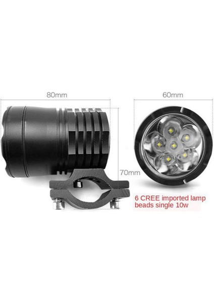 Motosiklet 12V LED Sis I Yardımcı Far (Yurt Dışından)