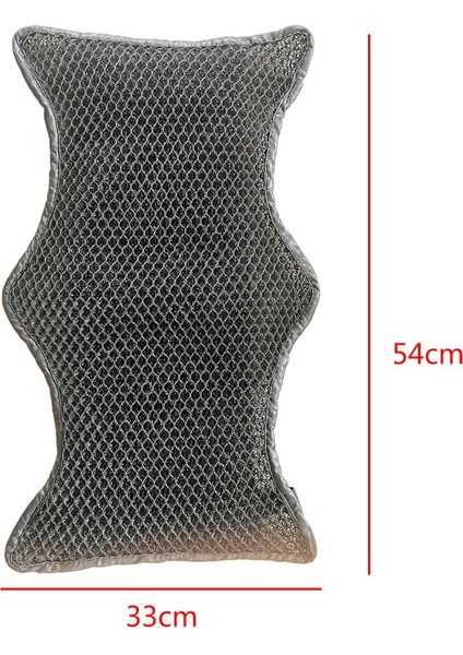 Motosiklet Koltuk Minderi Alabilir Güneş Geçirmez Çift Katmanlı Xl (Yurt Dışından)