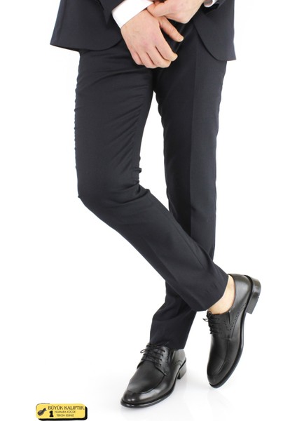 Erkek Deri Neolit Taban Bağcıklı Siyah Klasik Ayakkabı ER23/A015