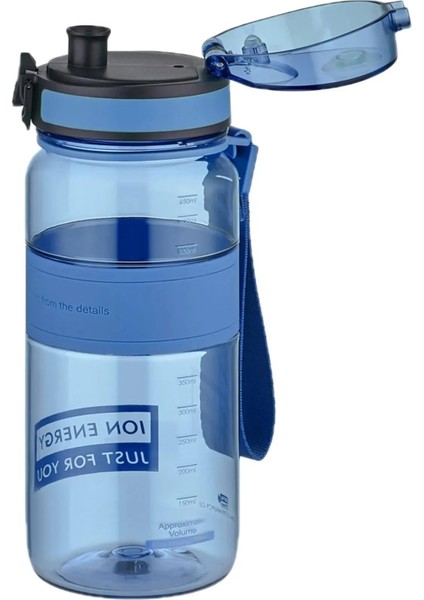 650ML Standart Boy Silikon Gövde Tritan Su Matarası