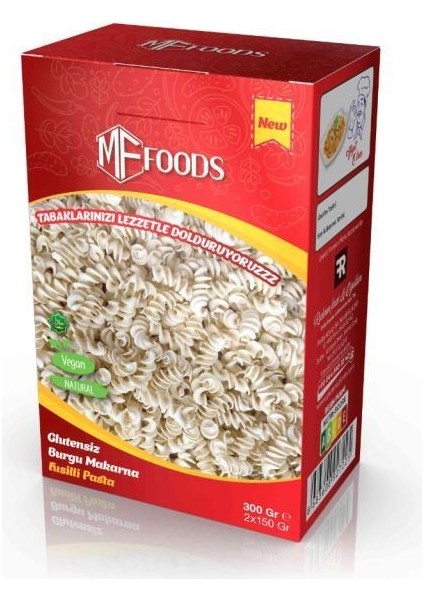 Glutensiz Burgu Makarna 400 gr