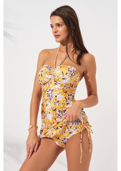 Jersey Soft Straplez Elbise Mayo Bloom 231128-D modelleri