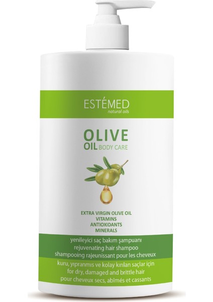 Yenileyici Saç Bakım Şampuanı & Extra Virgin Olive Oil Rejuvaneting Hair Shampoo 500ml