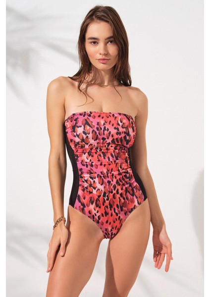 Maria Parçalı Soft Straplez Mayo Blush 231123