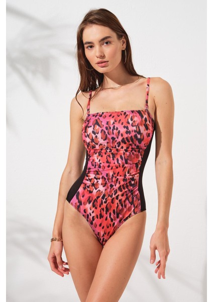 Maria Parçalı Soft Straplez Mayo Blush 231123