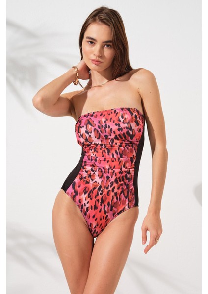 Maria Parçalı Soft Straplez Mayo Blush 231123