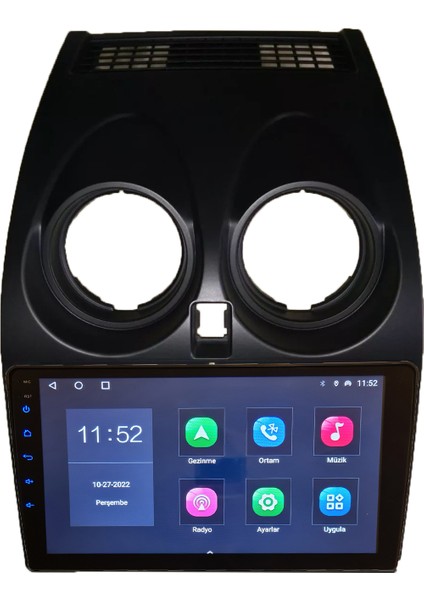 Nissan Qashqai 2007-2013 Yıl Android Sürüm 13 Kablosuz Carplay Navigasyon Multimedya 9 Inç Ekran 2gb Ram 32GB Rom Hafıza modelleri