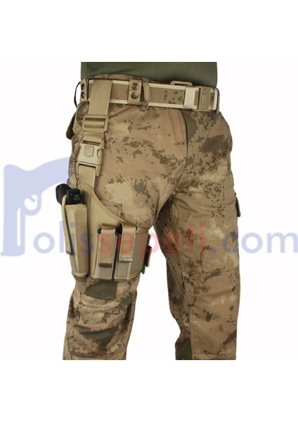 Airsoft Tabanca Bacak Kılıfı Universal Tüm Tabancalar Için Fırtına Çöl Rengi